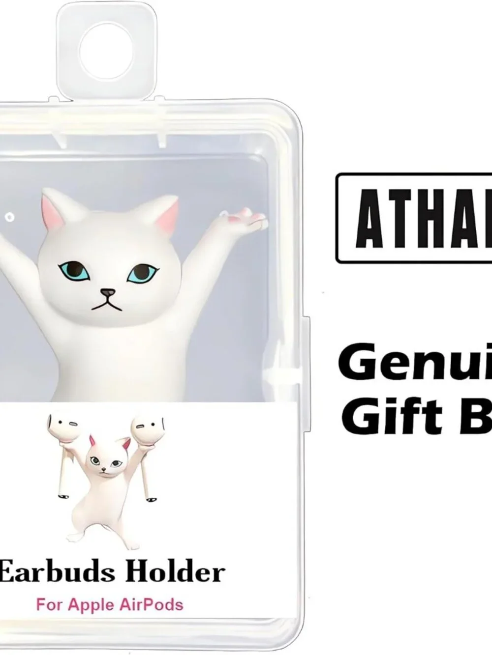 ATHAND Cat Pen Holder,Dancing Cat Airpod Holder NIB